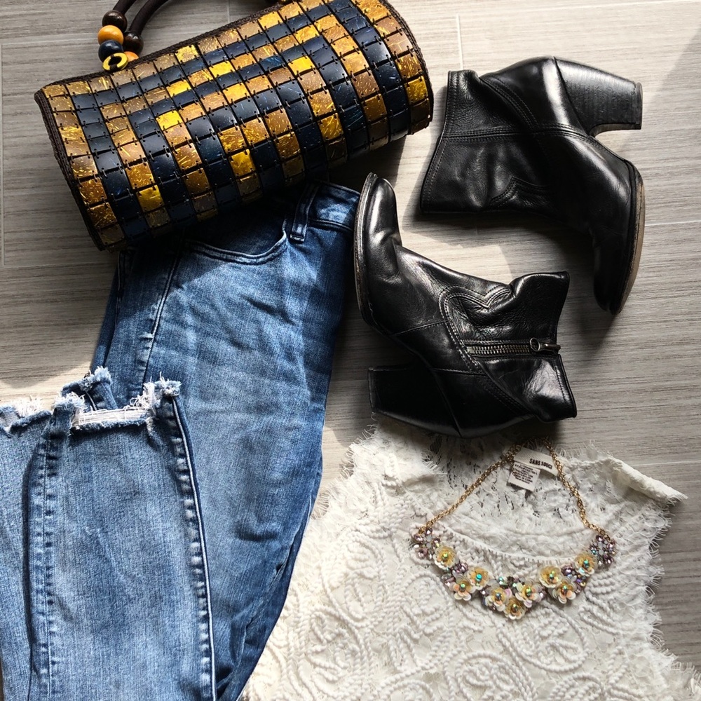 Frye Booties Black